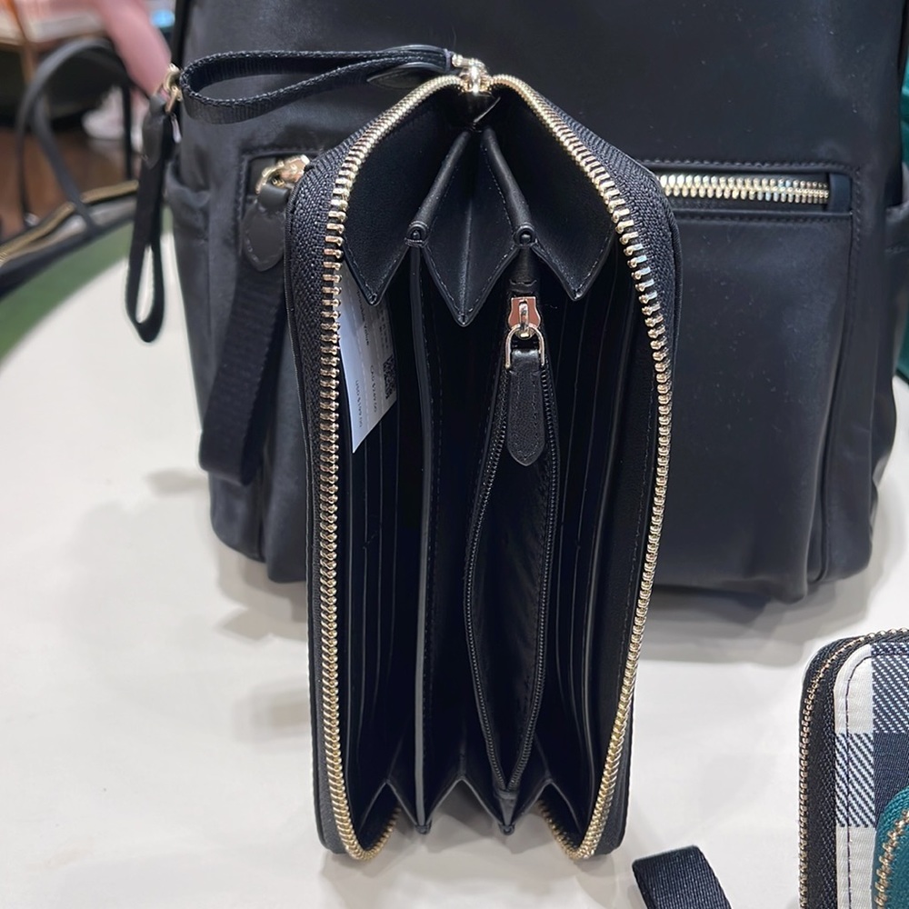Kate Spade Chelsea Nylon Large Continental Wallet
Color: Black 
NWT - Picture 14 of 16